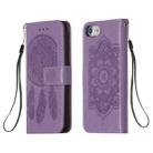 For iPhone 6 / 6s Dream Catcher Printing Horizontal Flip Leather Case with Holder & Card Slots & Wallet & Lanyard(Purple) - 1