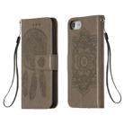 For iPhone 6 / 6s Dream Catcher Printing Horizontal Flip Leather Case with Holder & Card Slots & Wallet & Lanyard(Grey) - 1