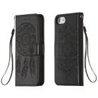 For iPhone 6 / 6s Dream Catcher Printing Horizontal Flip Leather Case with Holder & Card Slots & Wallet & Lanyard(Black) - 1