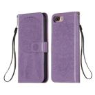 For iPhone 6 Plus / 6s Plus Dream Catcher Printing Horizontal Flip Leather Case with Holder & Card Slots & Wallet & Lanyard(Purple) - 1