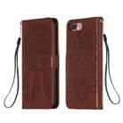 For iPhone 6 Plus / 6s Plus Dream Catcher Printing Horizontal Flip Leather Case with Holder & Card Slots & Wallet & Lanyard(Brown) - 1