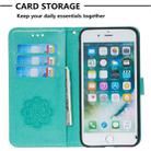 For iPhone 8 Plus / 7 Plus Dream Catcher Printing Horizontal Flip Leather Case with Holder & Card Slots & Wallet & Lanyard(Green) - 6