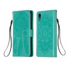 For iPhone XR Dream Catcher Printing Horizontal Flip Leather Case with Holder & Card Slots & Wallet & Lanyard(Green) - 1