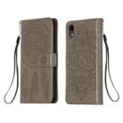 For iPhone XR Dream Catcher Printing Horizontal Flip Leather Case with Holder & Card Slots & Wallet & Lanyard(Grey) - 1