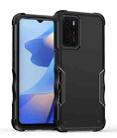 For OPPO A55 5G Non-slip Armor Phone Case(Black) - 1