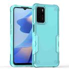 For OPPO A55 4G Non-slip Armor Phone Case(Mint Green) - 1