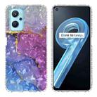 For Realme 9i / A36 / A76 / A96 4G International Edition / K10 4G 2.0mm Airbag Shockproof TPU Phone Case(Blue Purple Marble) - 1