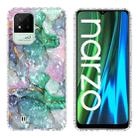 For Realme C20 / C21A / C11 2021 / Narzo 50i 2.0mm Airbag Shockproof TPU Phone Case(Ink Green Marble) - 1