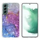 For Samsung Galaxy S22 5G 2.0mm Airbag Shockproof TPU Phone Case(Blue Purple Marble) - 1