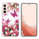 For Samsung Galaxy S22+ 5G 2.0mm Airbag Shockproof TPU Phone Case(Dancing Butterflies) - 1