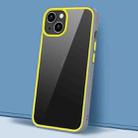 For iPhone 14 Plus Gorgeous Color Series PC + TPU Shockproof Phone Case (Yellow) - 1