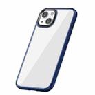 For iPhone 14 Plus Ice Crystal PC + TPU Phone Case (Blue) - 1