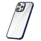 For iPhone 14 Pro Ice Crystal PC + TPU Phone Case(Blue) - 1