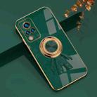 For vivo S9 6D Plating Astronaut Ring Kickstand Phone Case(Night Green) - 1