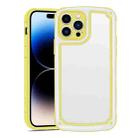 Airbag Shockproof Hybrid Phone Case For iPhone 14 Pro Max(Candy Yellow) - 1