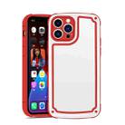 For iPhone 14 Plus Airbag Shockproof Hybrid Phone Case (Candy Red) - 1