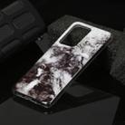 For Huawei P40 Marble Pattern Soft TPU Protective Case(Black White) - 1