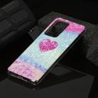 For Huawei P40 Marble Pattern Soft TPU Protective Case(Red Love) - 1