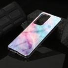 For Huawei P40 Marble Pattern Soft TPU Protective Case(Pink Green) - 1