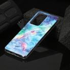 For Huawei P40 Marble Pattern Soft TPU Protective Case(Blue) - 1