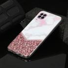 For Huawei P40 lite Marble Pattern Soft TPU Protective Case(Colorblock) - 1