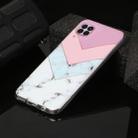 For Huawei P40 lite Marble Pattern Soft TPU Protective Case(Tricolor) - 1
