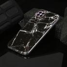 For Huawei P40 lite Marble Pattern Soft TPU Protective Case(Black) - 1