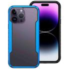 For iPhone 14 Pro Shockproof TPU + PC Armor Protective Phone Case(Blue) - 1