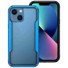 For iPhone 14 Plus  Shockproof TPU + PC Armor Protective Phone Case(Blue) - 1