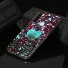 For Xiaomi Redmi Note 8 Marble Pattern Soft TPU Protective Case(Green Love) - 1