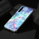 For Xiaomi Redmi Note 8 Marble Pattern Soft TPU Protective Case(Blue) - 1