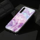 For Xiaomi Redmi Note 8 Marble Pattern Soft TPU Protective Case(Purple) - 1