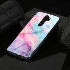 For Xiaomi Redmi Note 8 Pro Marble Pattern Soft TPU Protective Case(Pink Green) - 1