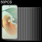 50 PCS 0.26mm 9H 2.5D Tempered Glass Film For ZTE Axon 30 Pro Plus 5G - 1