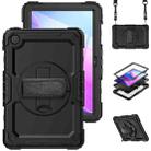 For Lenovo Tab M10 Plus 10.6 3rd Gen 2022 Silicone + PC Tablet Case(Black) - 1