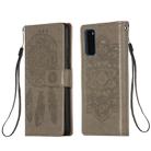 For Galaxy S20 Dream Catcher Printing Horizontal Flip Leather Case with Holder & Card Slots & Wallet & Lanyard(Grey) - 1