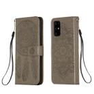 For Galaxy S20 Plus Dream Catcher Printing Horizontal Flip Leather Case with Holder & Card Slots & Wallet & Lanyard(Grey) - 1