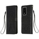 For Galaxy S20 Ultra Dream Catcher Printing Horizontal Flip Leather Case with Holder & Card Slots & Wallet & Lanyard(Black) - 1
