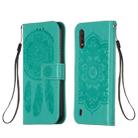 For Galaxy A01 Dream Catcher Printing Horizontal Flip Leather Case with Holder & Card Slots & Wallet & Lanyard(Green) - 1