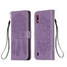 For Galaxy A10 Dream Catcher Printing Horizontal Flip Leather Case with Holder & Card Slots & Wallet & Lanyard(Purple) - 1