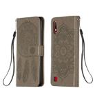 For Galaxy A10 Dream Catcher Printing Horizontal Flip Leather Case with Holder & Card Slots & Wallet & Lanyard(Grey) - 1