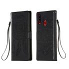 For Galaxy A20s Dream Catcher Printing Horizontal Flip Leather Case with Holder & Card Slots & Wallet & Lanyard(Black) - 1