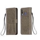 For Galaxy M30 Dream Catcher Printing Horizontal Flip Leather Case with Holder & Card Slots & Wallet & Lanyard(Grey) - 1