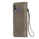 For Galaxy M30 Dream Catcher Printing Horizontal Flip Leather Case with Holder & Card Slots & Wallet & Lanyard(Grey) - 3