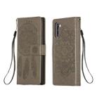 For Galaxy Note 10 Dream Catcher Printing Horizontal Flip Leather Case with Holder & Card Slots & Wallet & Lanyard(Grey) - 1