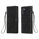 For Galaxy Note 10 Dream Catcher Printing Horizontal Flip Leather Case with Holder & Card Slots & Wallet & Lanyard(Black) - 1