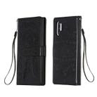 For Galaxy Note 10 Plus Dream Catcher Printing Horizontal Flip Leather Case with Holder & Card Slots & Wallet & Lanyard(Black) - 1