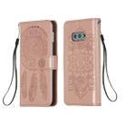 For Galaxy S10e Dream Catcher Printing Horizontal Flip Leather Case with Holder & Card Slots & Wallet & Lanyard(Rose Gold) - 1