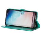 For Galaxy S10 Plus Dream Catcher Printing Horizontal Flip Leather Case with Holder & Card Slots & Wallet & Lanyard(Green) - 5