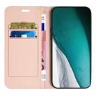 For Samsung Galaxy S21 Plus 5G S11 RFID Diamond Lattice Flip Leather Phone Case(Light Pink) - 5